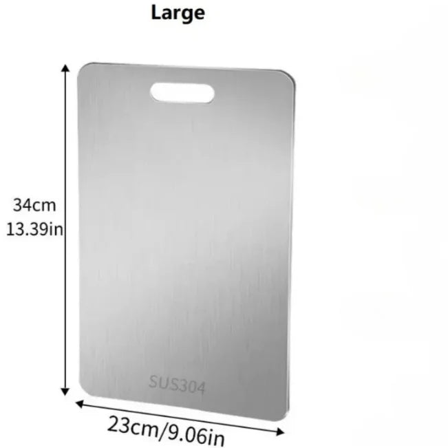 Double Sided Titanium Cutting Board – Food Grade, Rustproof, Food Preparation