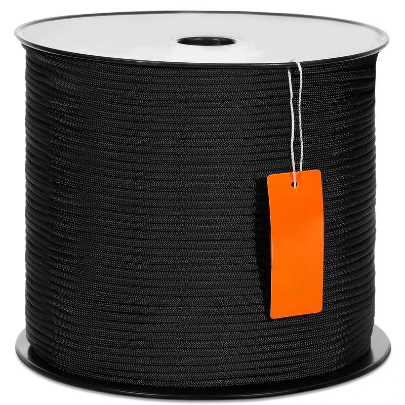 Heavy-Duty Nylon Rope 3/16 Inch x 1000 Ft Multi-Purpose Climbing & Outdoor Rope