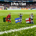 Football Enamel Brooch Soccer Player Lapel Pins Gift for Fans Boys Men
