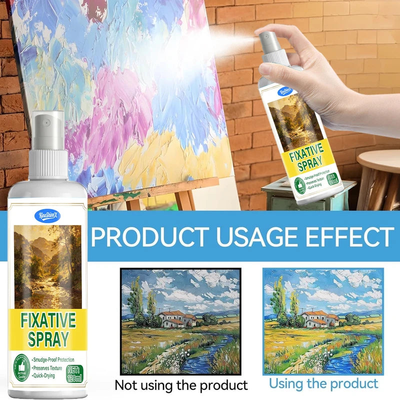 Workable Fixative Spray for Art - Clear Protective Coating for Paintings & Drawings