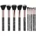 10pcs Makeup Brush Set with Soft Fluffy Face Eye Blush Foundation Powder Blending Tools