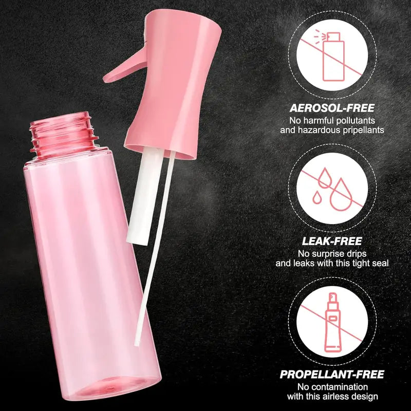 200ml Refillable Spray Bottle for Garden, Hairdressing & Industry - Continuous Mist