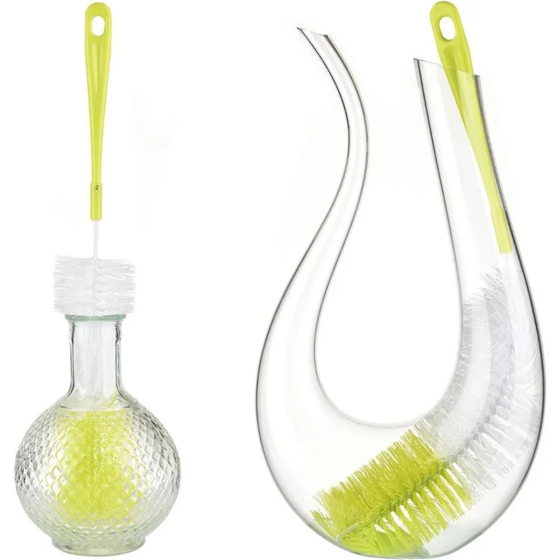Bottle Brush Cleaner for Wine Beer Thermos Glass Long Narrow Neck Bottles