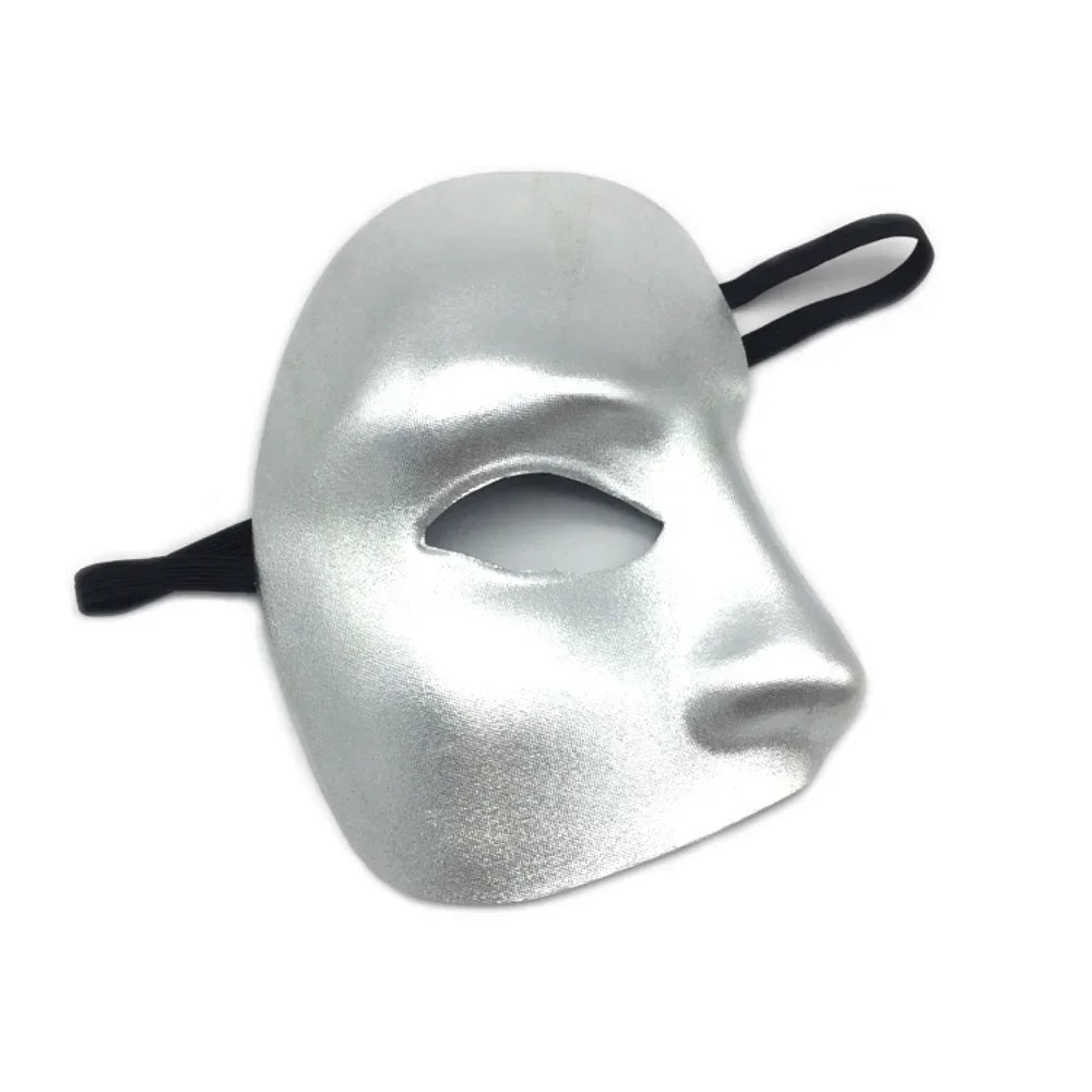 Half Face Masquerade Mask for Party Dance Halloween Unisex Costume Accessory