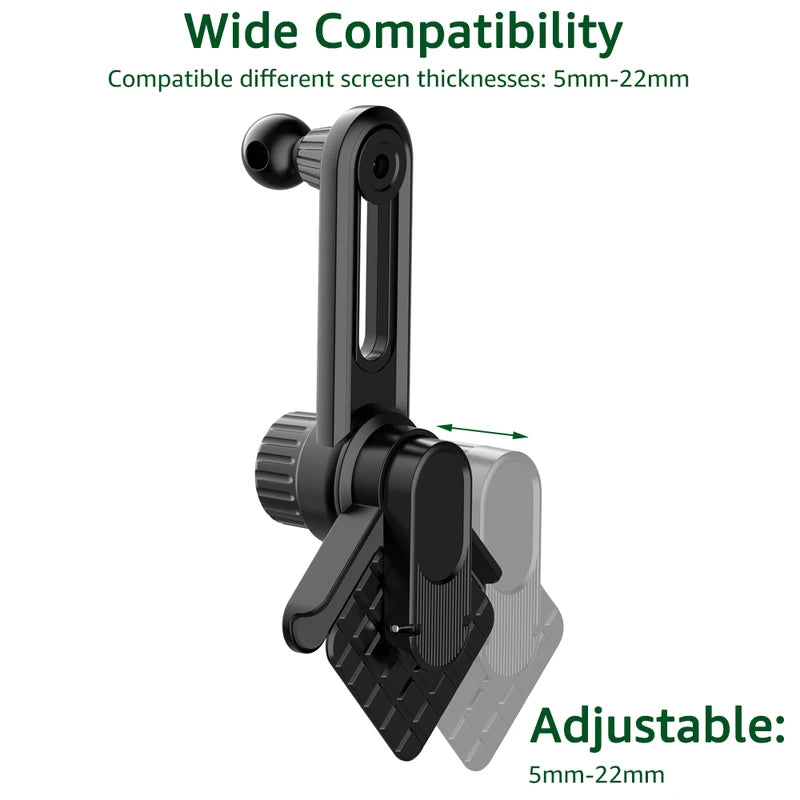 Universal Car Phone Mount with 17mm Ball Head and Sticker Base for Tesla