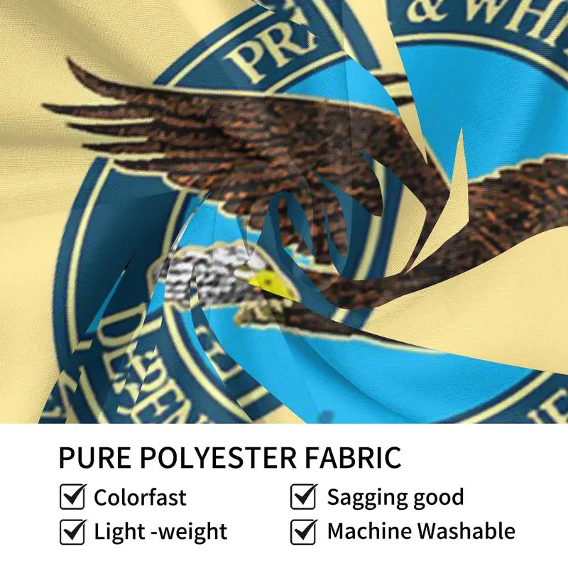 Decorative Wall Tapestry with Logo Design for Living Room & Bedroom - Polyester Fabric