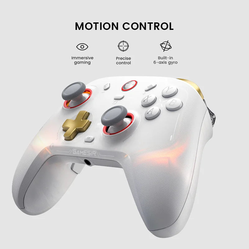 Wireless Game Controller for Nintendo Switch, PC, iOS & Android - Tri-Mode, Hall Effect Sticks
