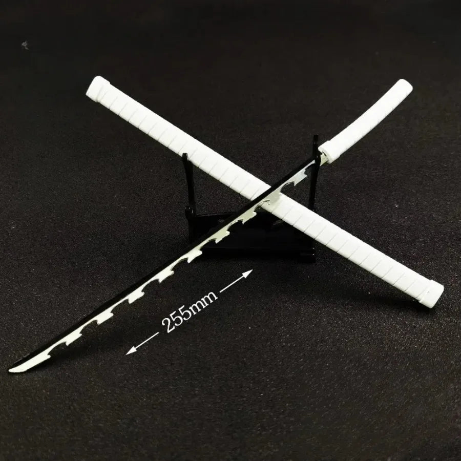 10-Inch Metal Samurai Sword Figure - Collectible Japanese Katana Decor