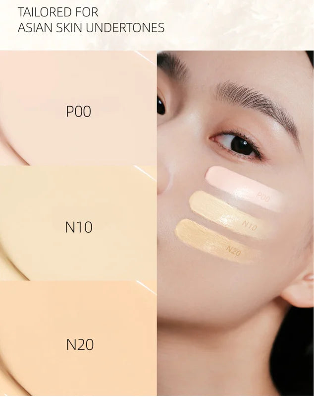 UV Defense Cushion Foundation SPF50 with Facial Oil - Air Cushion Makeup