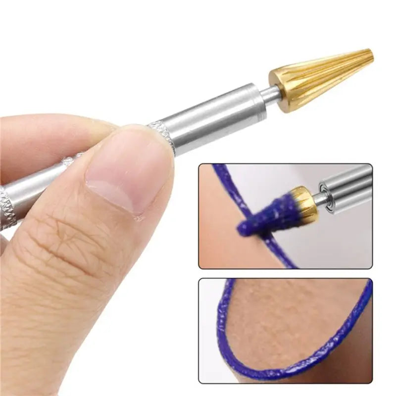 Leather Edge Oil Painting Pen with Double-Sided Applicator - Craft Edger Tool