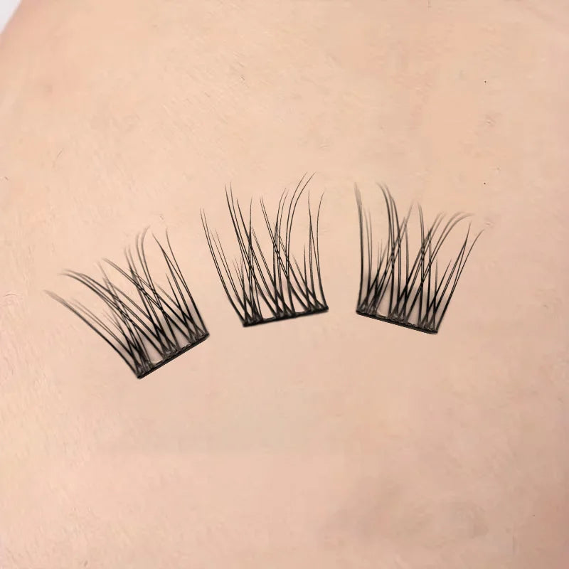 Lightweight Fish Tail False Eyelashes - 10-12mm, Perfect for Daily Makeup & Extensions