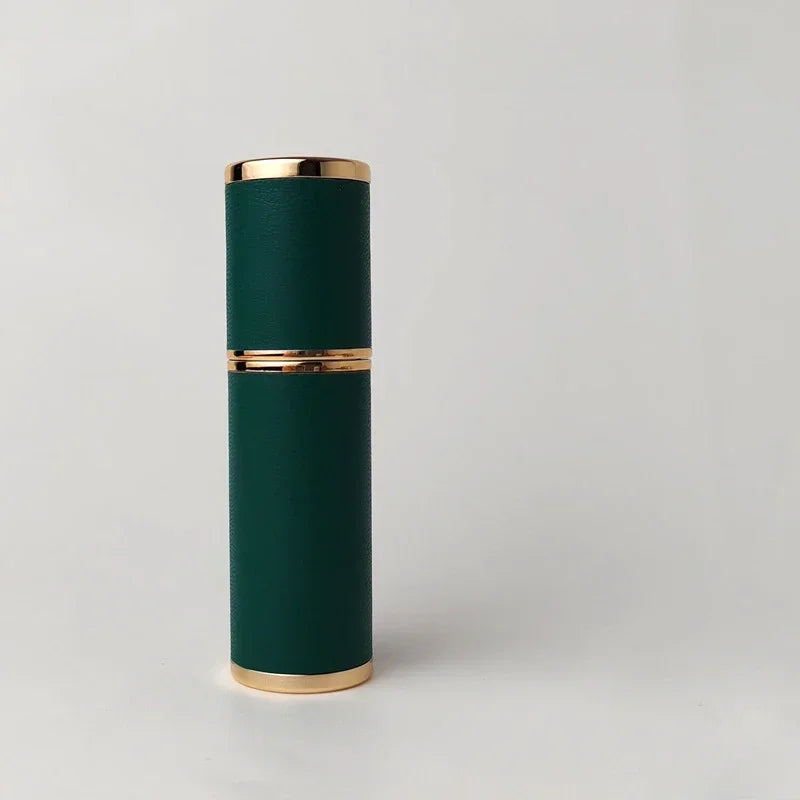 5ml Refillable Leather Perfume Bottle with Spray Travel Container