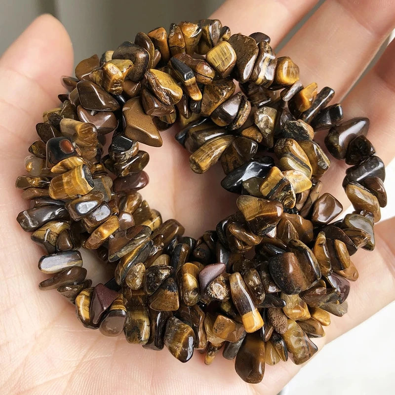 Natural Stone Irregular Amethyst Chips Beads for Jewelry Making - 16 Inch Loose Spacer Gravel