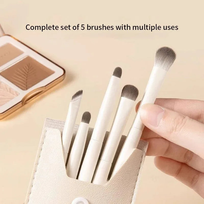 Premium Eye Makeup Brush Set - Soft Synthetic Bristles for Eyeshadow & Eyeliner, 5/8/10 Pieces