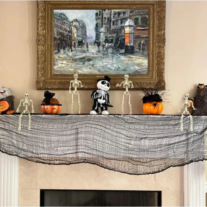 Halloween Skeleton Skeleton Set - Posable Human Bones Decor for Haunted House & Party
