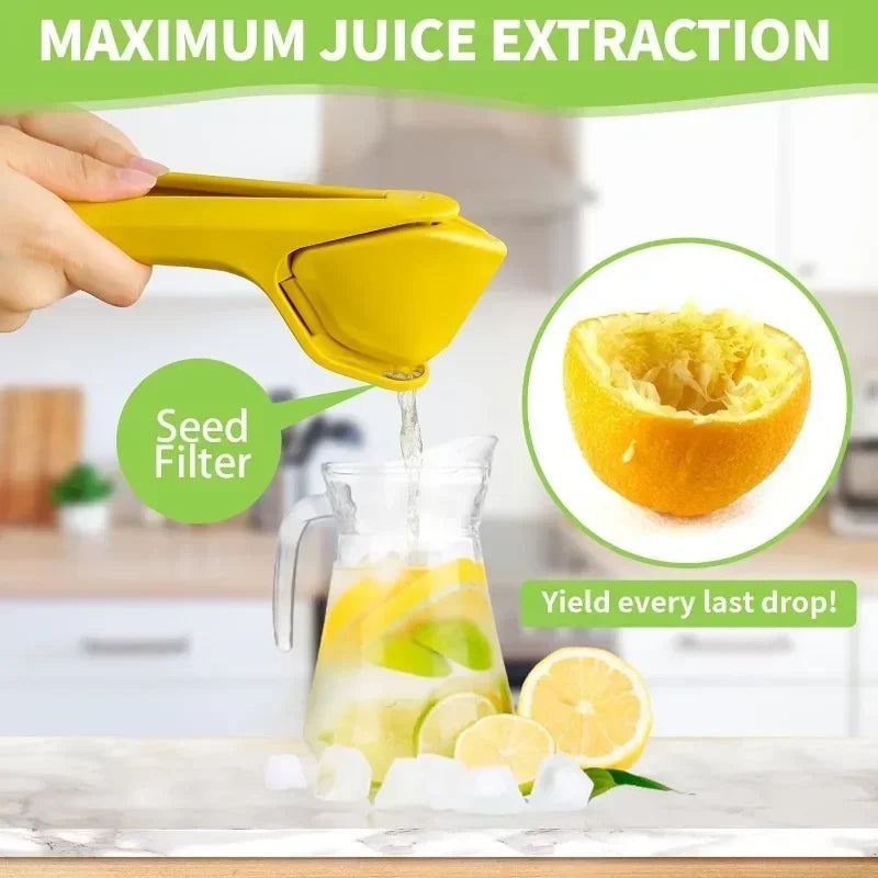 Manual Lemon Juicer Handheld Citrus Squeezer Compact Fruit Juicer
