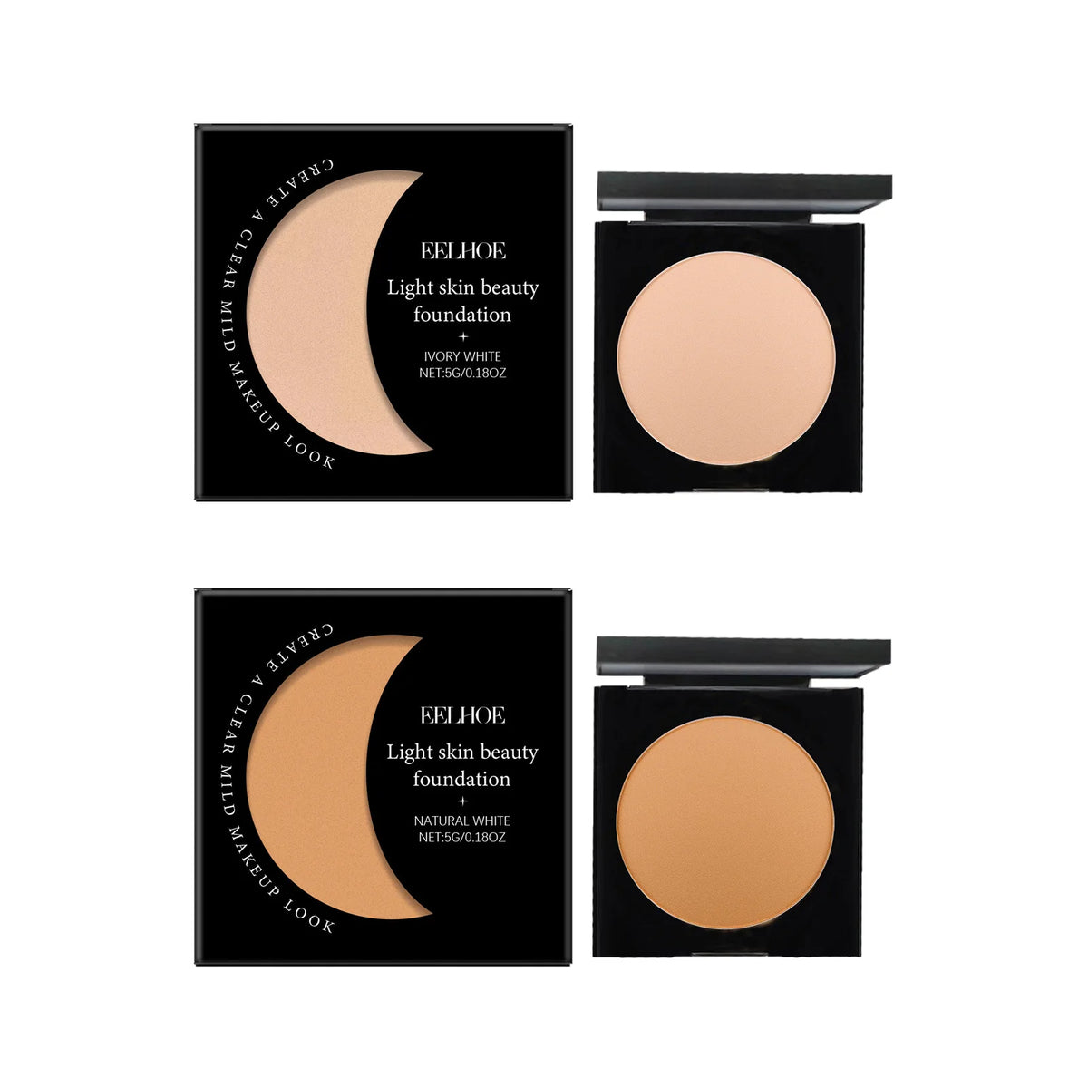 Oil Control Foundation Cream - Full Coverage, Matte Finish, Brightening, Sweatproof 5g