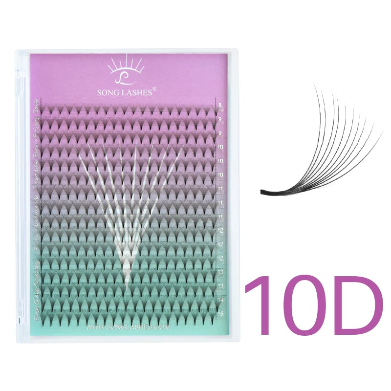 Eyelash Extension Fans - Premade Pointed Base 8D 10D Thickness for Volume Lash Sets