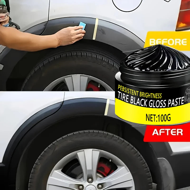 Car Plastic Repair Wax 100g Multi-Purpose Tire & Interior Scratch Fix