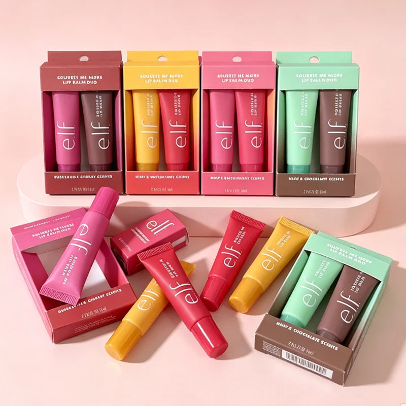 Hydrating Lip Balm Set for Soft Nourished Lips - Multi Color, Daily Lip Care