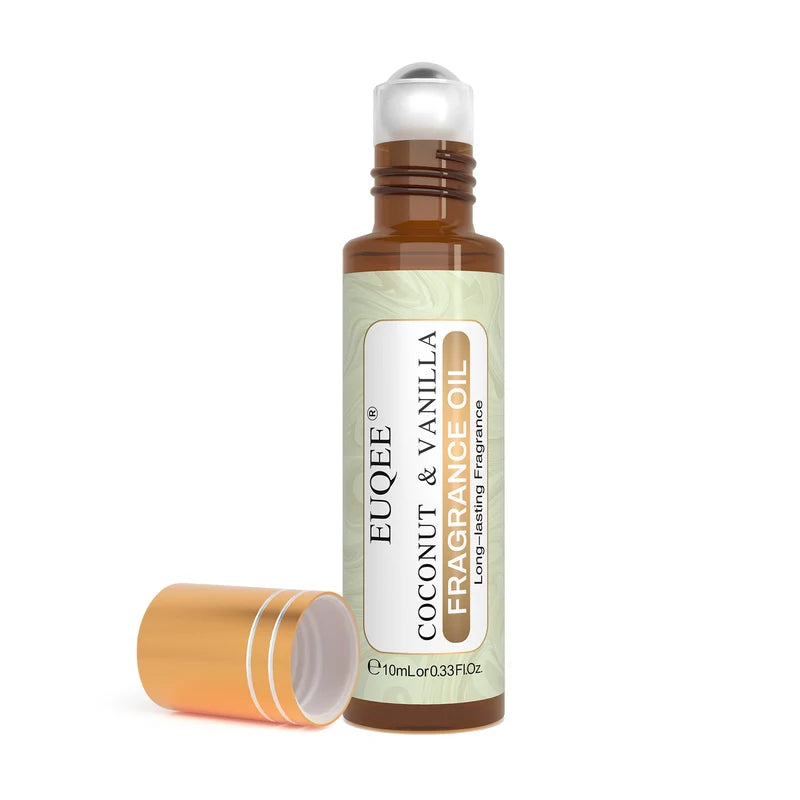 Pure 10ml Roll-On Perfume Oil with Coconut & Vanilla for Women