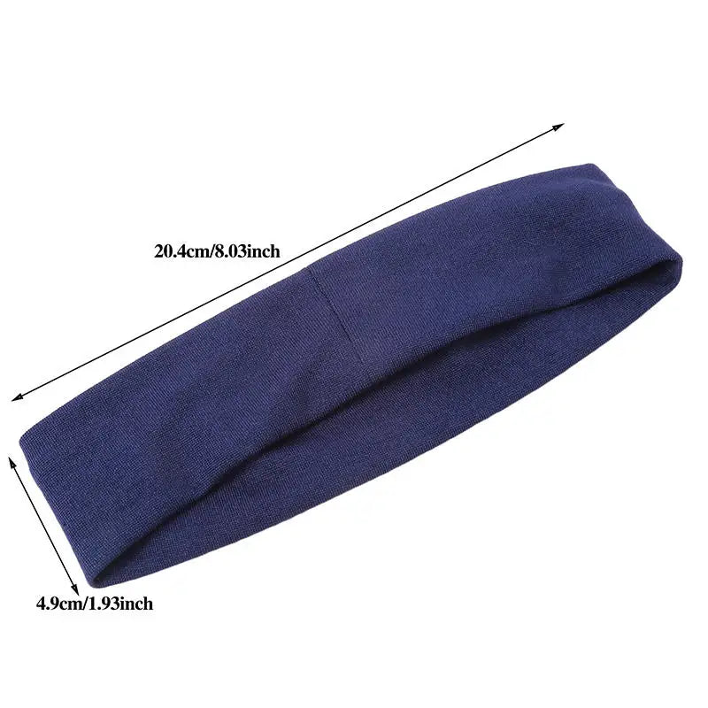 7 Pack Elastic Sports Headbands for Women Men Yoga Running Fitness Sweatbands