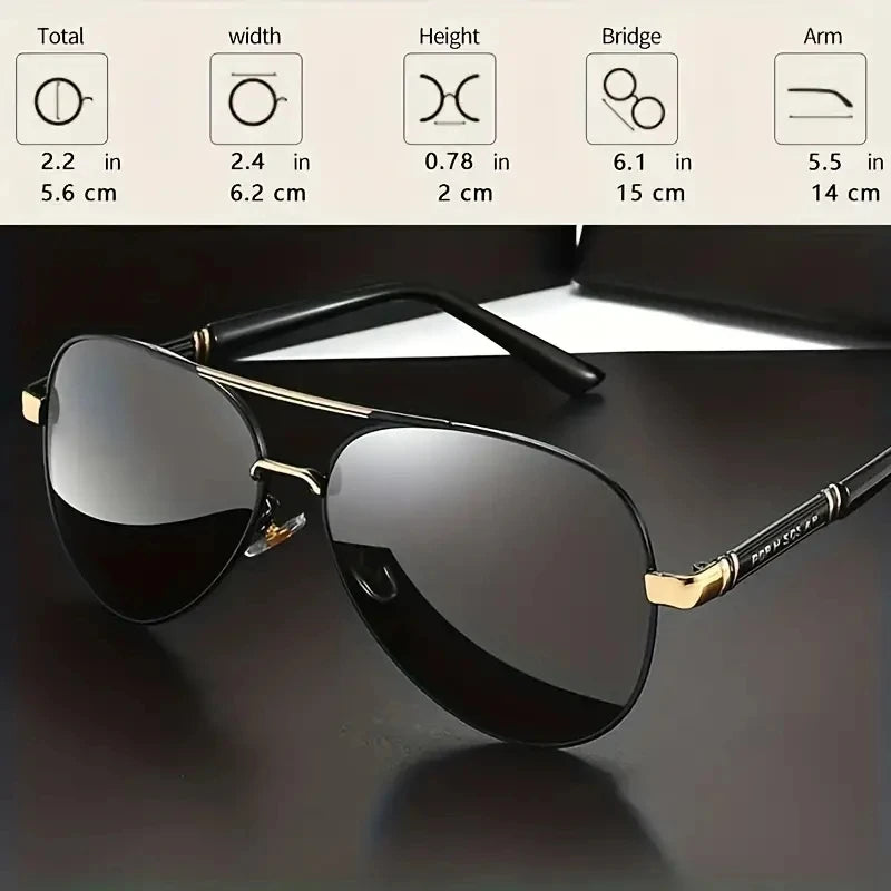 Polarized Men’s Sunglasses UV400 Driver Fishing Outdoor Sport Glasses