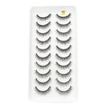 Reusable Self-Adhesive 3D Fluffy False Eyelashes Set - No Glue Needed, Multiple Styles