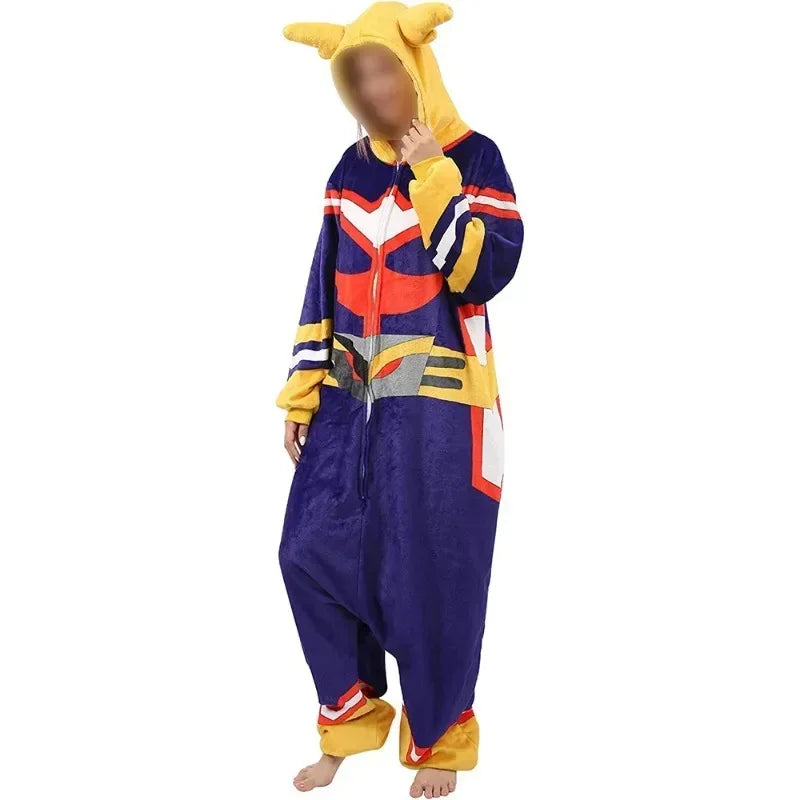 My Hero Academia Cosplay Pajamas One-Piece Costume for Halloween & Loungewear