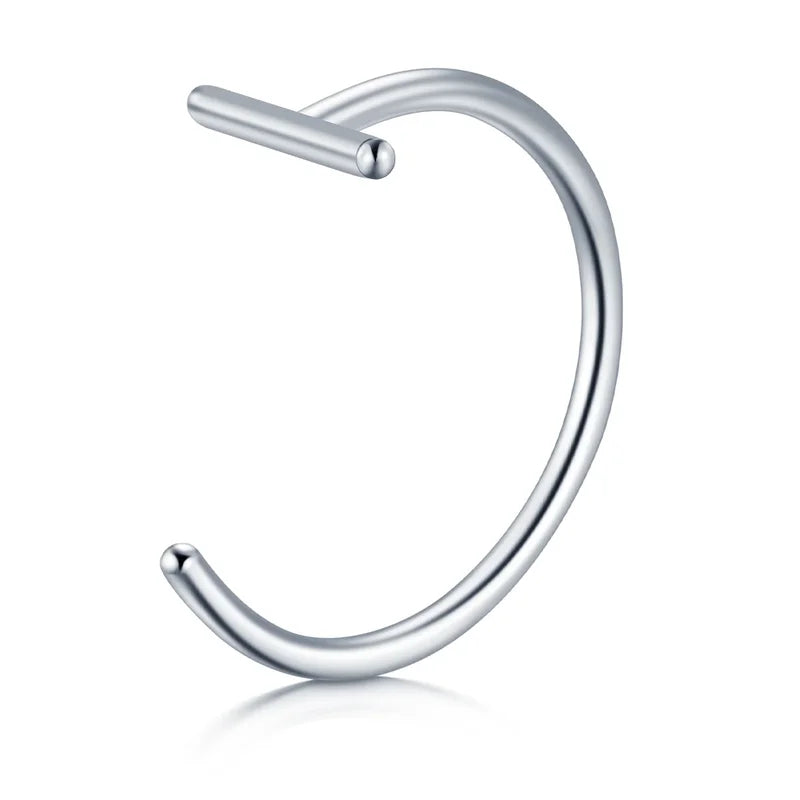 Fake Lip Nose Septum Piercing Rings Body Clip Hoop - Multiple Colors