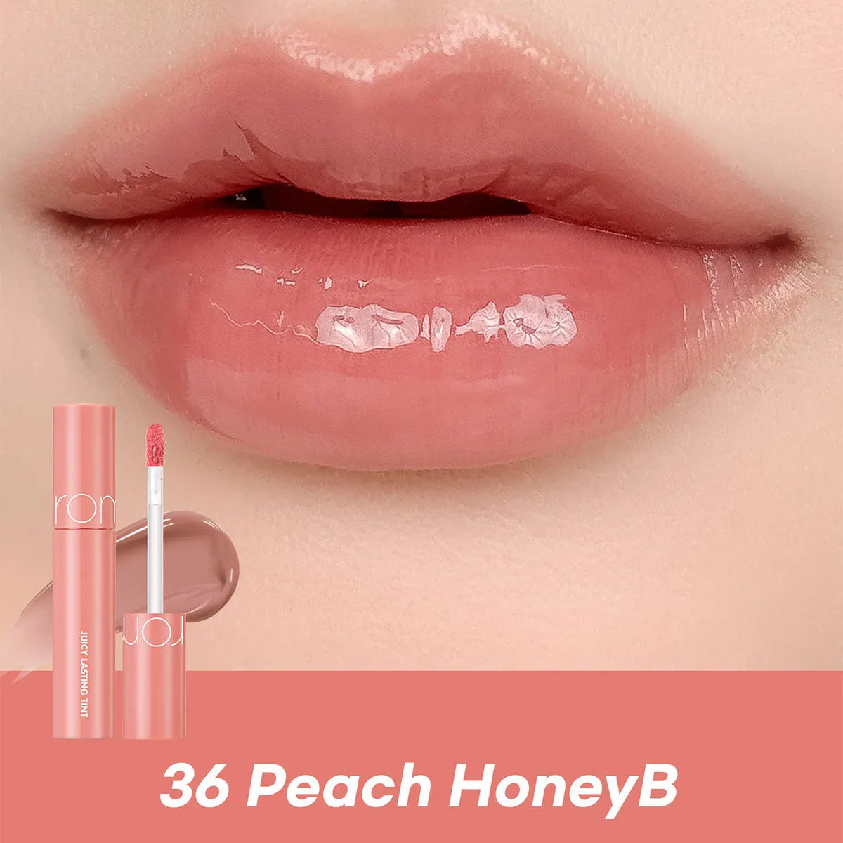 Juicy Lasting Lip Tint Set - 7 Shades, Glossy Glass-Like Finish, Korean Cosmetic