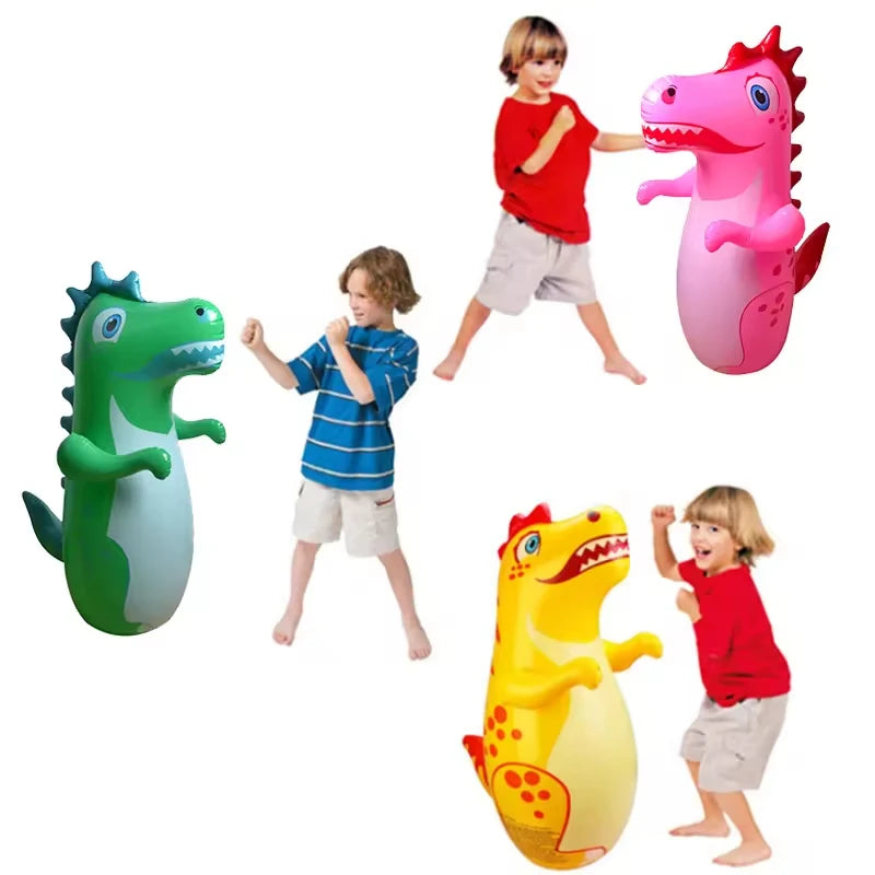 Inflatable Tumbler Boxing Punching Bag for Kids & Parent-Child Sports Toy
