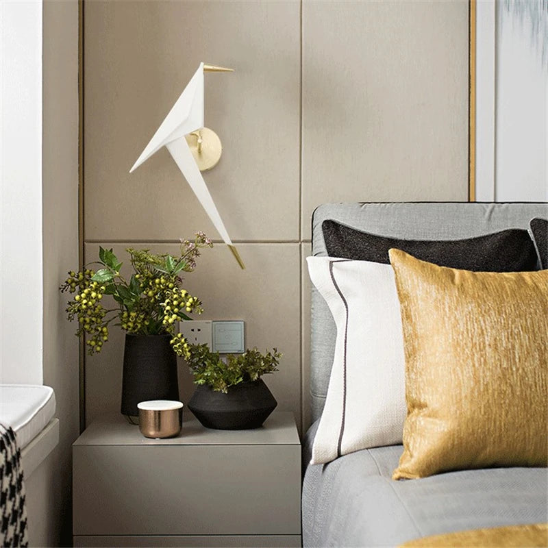 Bird Wall Lamp LED Wall Light Fixture for Living Room Decor - Loft Sconce