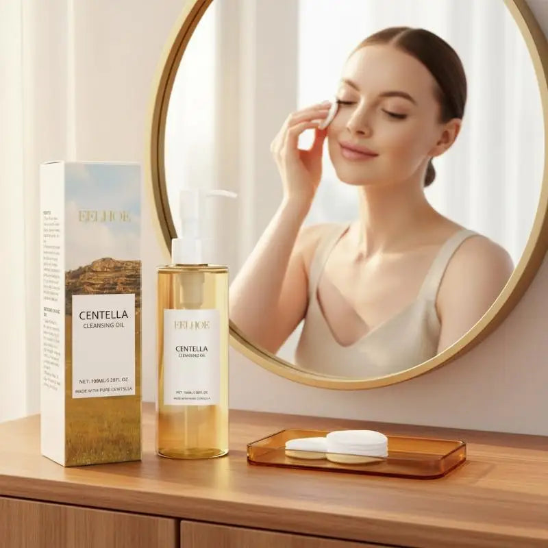 Deep Cleansing Centella Oil Makeup Remover with Vitamin E & Moisturizing Care