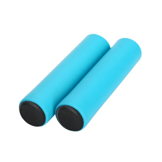 Silicone Handlebar Grips for Mountain Bike & Cycling - Anti Skid Shock Absorbing