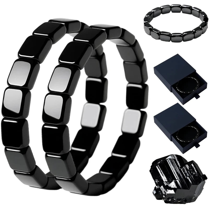 Hematite Men's Bracelet - Support T-Levels, Confidence & Clarity