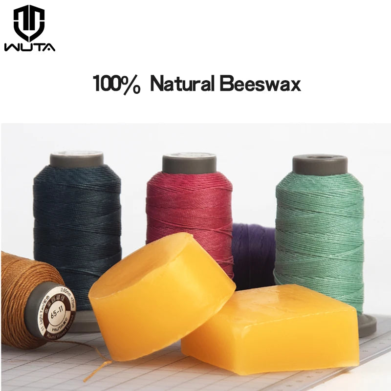 Natural Beeswax Thread Waxing Line for Leather Craft and Sewing - 1PC