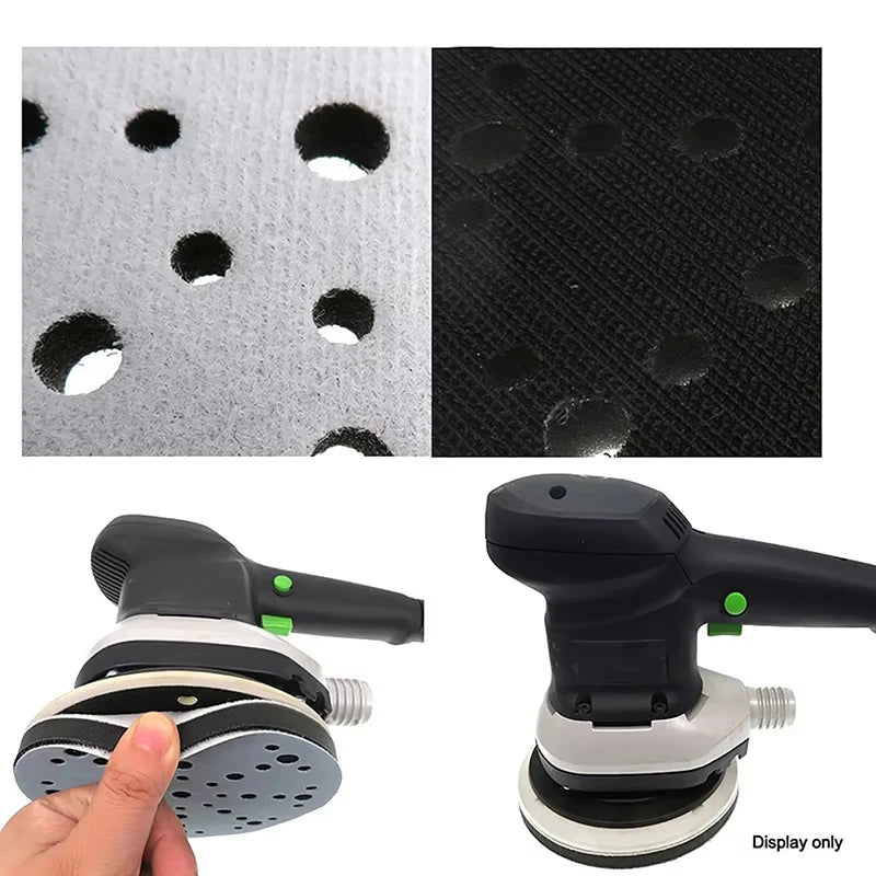 6-Inch 150mm Hook and Loop Sanding Pad with 49 Holes for Orbital Sanders