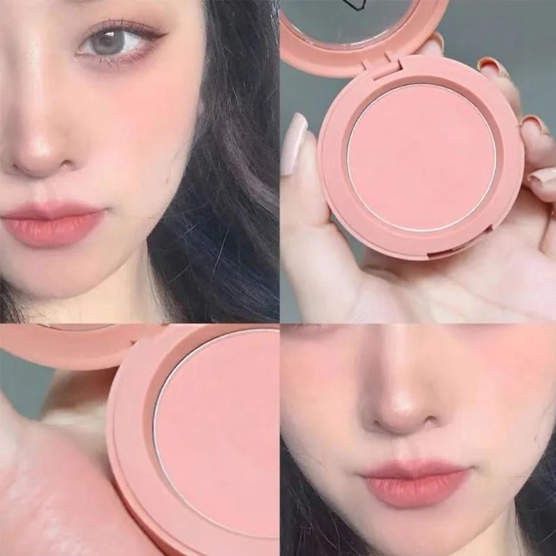 Creamy Blush for Face & Cheeks - Long Lasting Matte Natural Color Makeup
