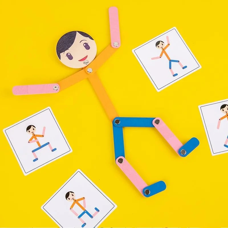 Wooden Puzzle Toys for Children Educational Fine Motor Skills Development