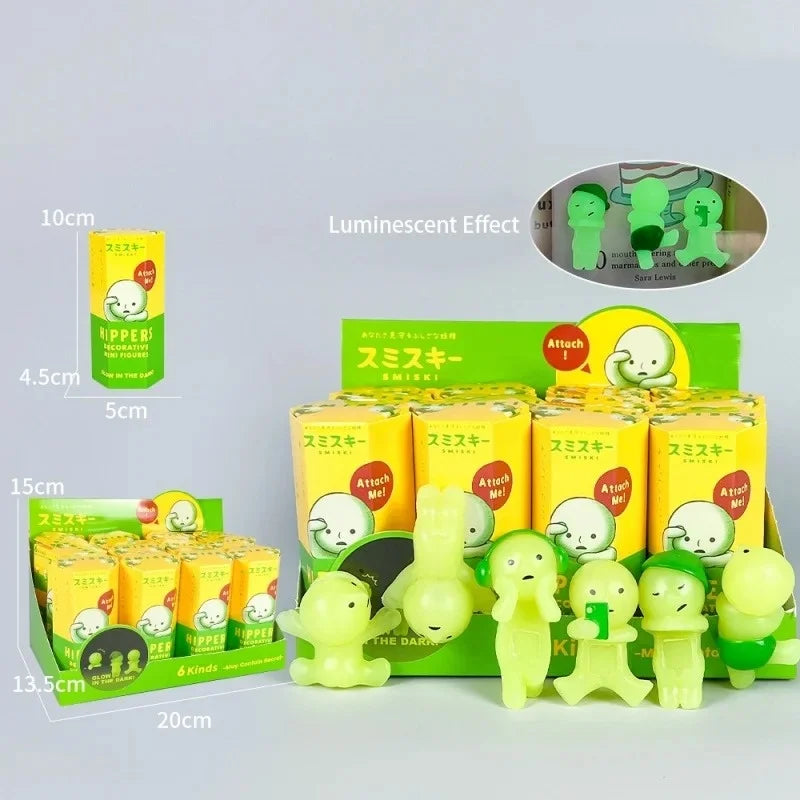 Mystery Blind Box Doll Figures Set - Noctilucent Green & Color Variants