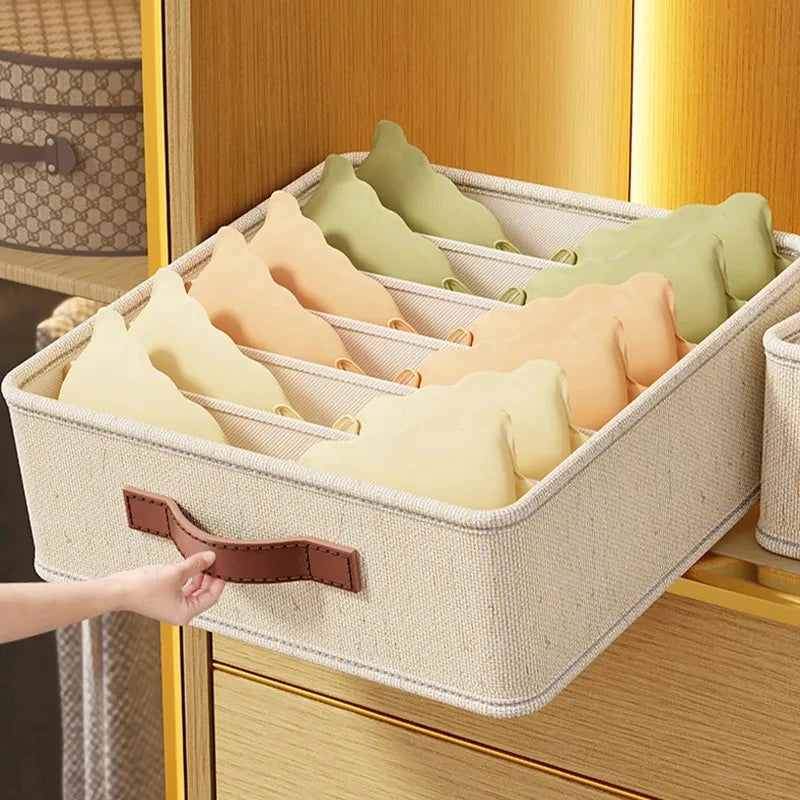 Clothes Storage Box Drawer Organizer for Socks, Underwear, Ties & Accessories