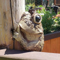 Peeping Frog Climbing Tree Hanging Decoration Resin Garden Ornament