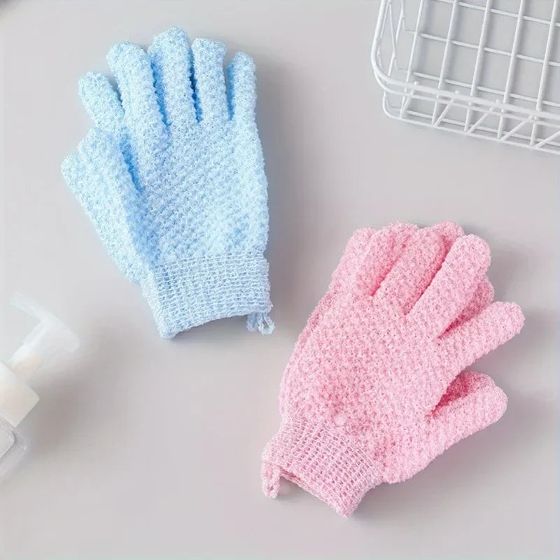 Exfoliating Bath Gloves Shower Scrubber for Daily Body Massage