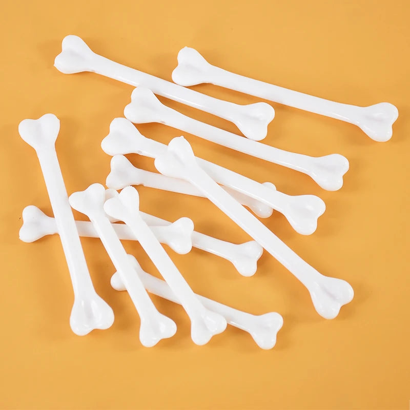 12Pcs Halloween Plastic Bones Decoration Props for Haunted House & Party