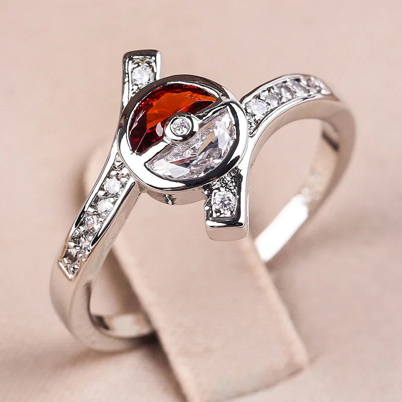 Delicate Synthetic Zircon Ring for All Seasons - Fashionable Gift Jewelry