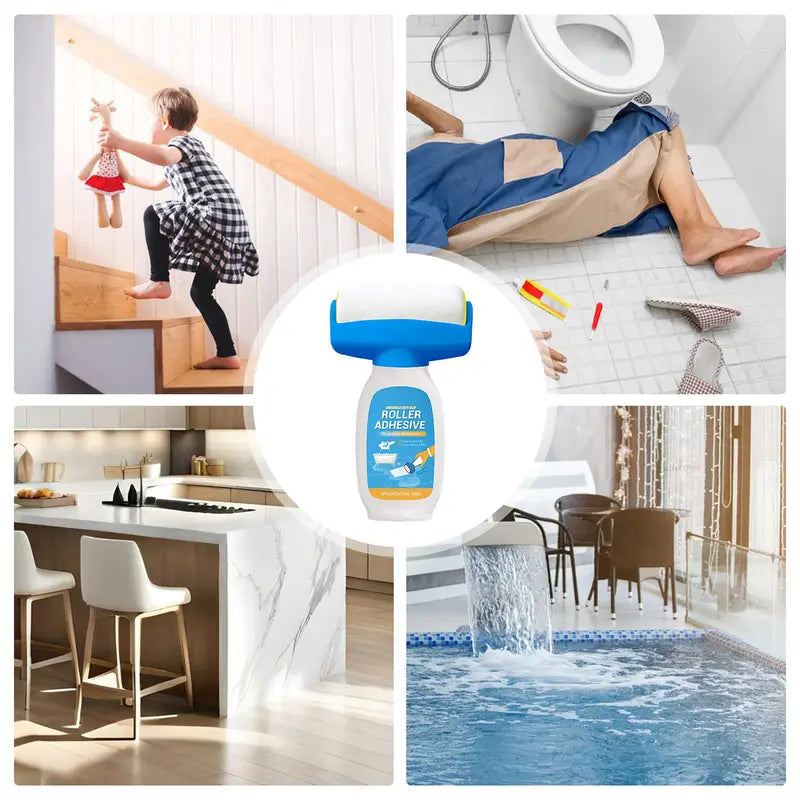 Clear Anti-Slip Coating for Bathtubs & Floors - Non-Skid Bathroom Paint