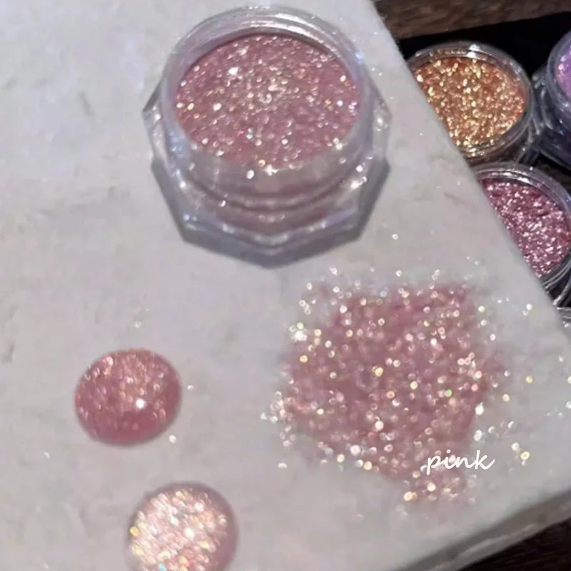 Diamond Nail Powder Glitter Set for DIY Nail Art - Multiple Colors