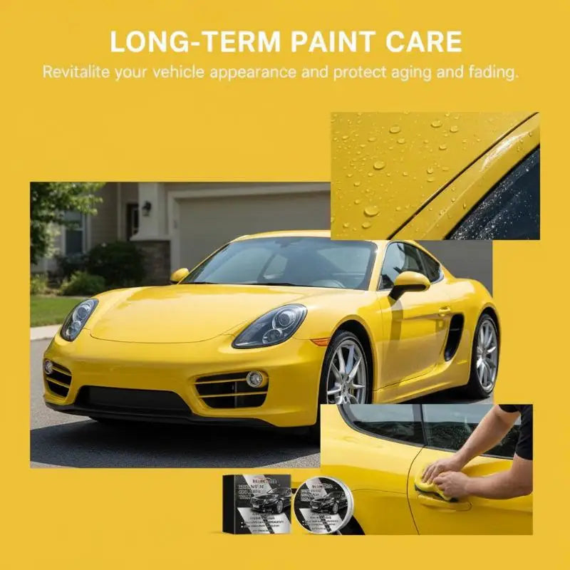 Car Ceramic Wax 100g High Gloss Paint Protection Rainproof Vehicle Care