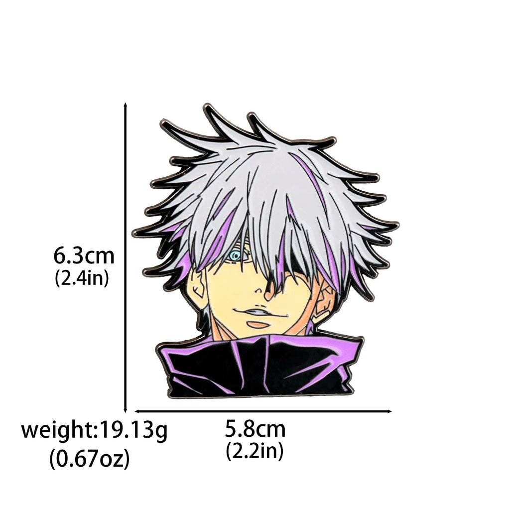 Anime Manga Enamel Pin Brooch for Women Backpack Lapel Badge Gift